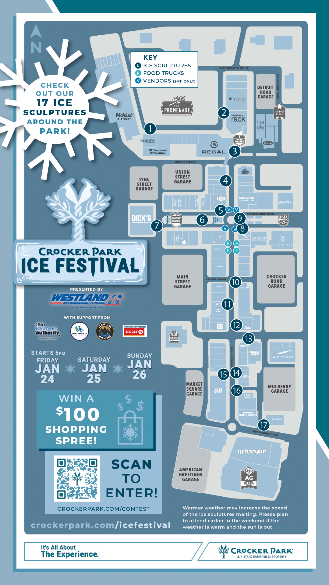 Ice Festival Map