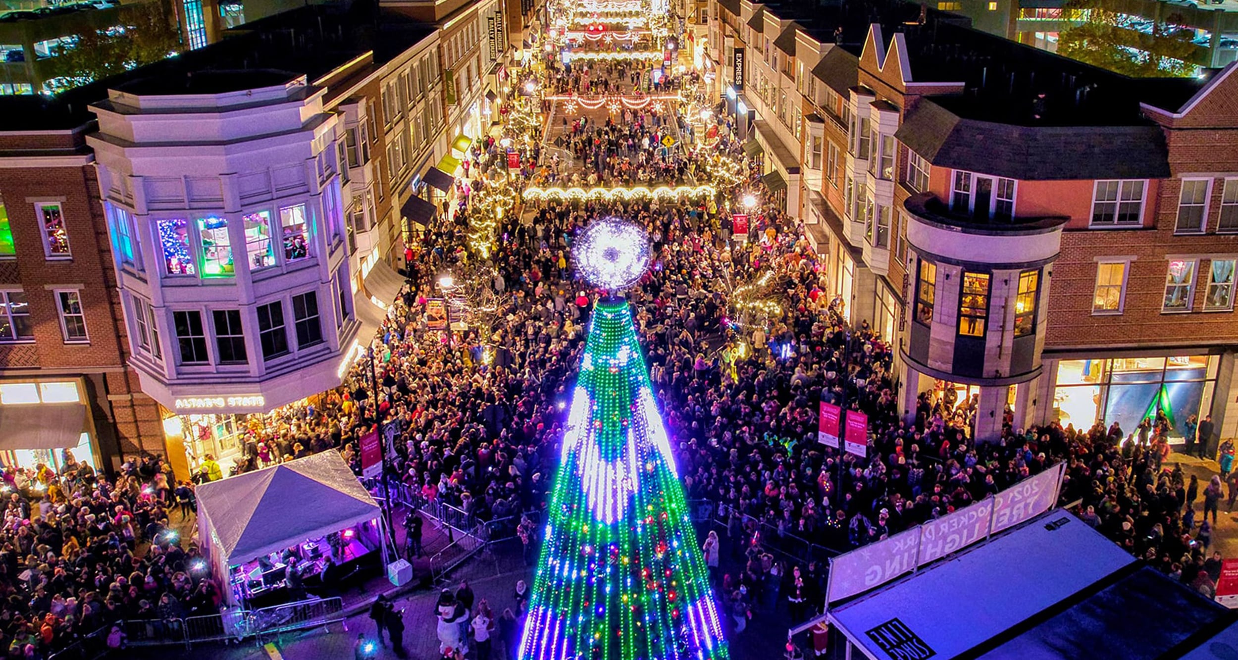 Crocker Park Hosts Annual Tree Lighting with Santa